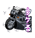 1100ccスポーツバイク6(車バイクシリーズ)（個別スタンプ：25）
