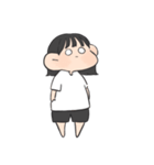 文字なし おんなのこ。（個別スタンプ：3）