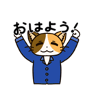 【毎日使える】ねこの運転士さんスタンプ（個別スタンプ：7）