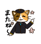 【毎日使える】ねこの運転士さんスタンプ（個別スタンプ：13）