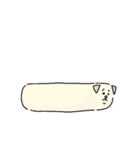 ななめになる犬（個別スタンプ：5）