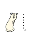 ななめになる犬（個別スタンプ：10）