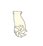 ななめになる犬（個別スタンプ：26）