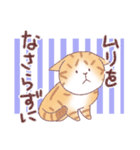 茶白にゃんこの敬語（個別スタンプ：35）