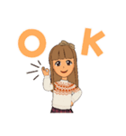 トラッドガール（個別スタンプ：1）