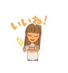 トラッドガール（個別スタンプ：7）