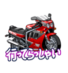1100ccスポーツバイク7(車バイクシリーズ)（個別スタンプ：18）