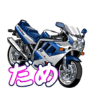 1100ccスポーツバイク7(車バイクシリーズ)（個別スタンプ：21）
