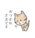 茶トラ時々子供の絵（個別スタンプ：5）