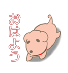 小犬達の4字言葉（個別スタンプ：11）