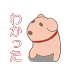 小犬達の4字言葉（個別スタンプ：39）