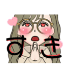 めがねな女子のスタンプ（個別スタンプ：28）