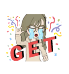 めがねな女子のスタンプ（個別スタンプ：32）