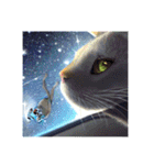 宇宙猫③（個別スタンプ：28）