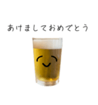 あけおめ★ビールのビーちゃん★正月版（個別スタンプ：4）