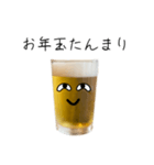 あけおめ★ビールのビーちゃん★正月版（個別スタンプ：18）