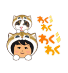 猫とvegan girl（個別スタンプ：35）