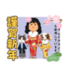 猫とvegan girl（個別スタンプ：40）