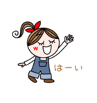 ブルージーンズの女の子（個別スタンプ：3）