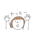 まるいお顔の女の子（個別スタンプ：13）