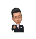 コロナの収束を願うアパレルマン野月（個別スタンプ：28）