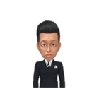 コロナの収束を願うアパレルマン野月（個別スタンプ：40）