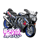 1100ccスポーツバイク9(車バイクシリーズ)（個別スタンプ：10）
