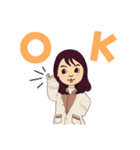 ゆこさんの日常使いスタンプ（個別スタンプ：1）