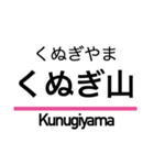 新京成線の駅名スタンプ（個別スタンプ：16）