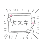 落書き風ネコ（個別スタンプ：30）