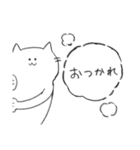 落書き風ネコ（個別スタンプ：38）