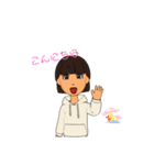 ミナとケン（個別スタンプ：1）