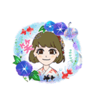 ピュアな女の子1（個別スタンプ：8）