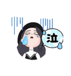 ピュアな女の子1（個別スタンプ：9）
