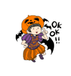 元気っ子プクちゃん3/ハロウィン編（個別スタンプ：10）