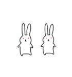 増幅するウサギ（個別スタンプ：2）