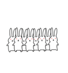 増幅するウサギ（個別スタンプ：8）