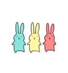 増幅するウサギ（個別スタンプ：14）