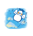オカメインコ青×オレンジ（個別スタンプ：16）