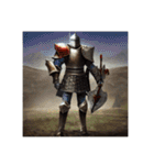 中世の騎士⑩（個別スタンプ：21）