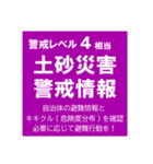 警戒レベルと避難情報【40種類】三訂第3版（個別スタンプ：5）