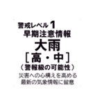 警戒レベルと避難情報【40種類】三訂第3版（個別スタンプ：11）
