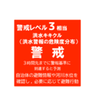 警戒レベルと避難情報【40種類】三訂第3版（個別スタンプ：25）