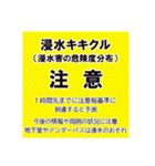 警戒レベルと避難情報【40種類】三訂第3版（個別スタンプ：30）