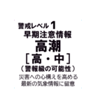 警戒レベルと避難情報【40種類】三訂第3版（個別スタンプ：36）