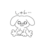 しろめのうさぎ。（個別スタンプ：19）