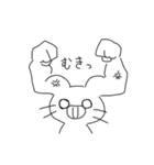 しろめのうさぎ。（個別スタンプ：35）