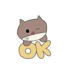 コンちゃんの日常会話（個別スタンプ：9）