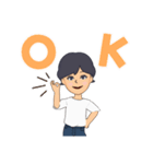 まる君の1日（個別スタンプ：1）