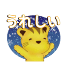 ゆるイラスト・ねこ 6（冬のスタンプ）（個別スタンプ：9）